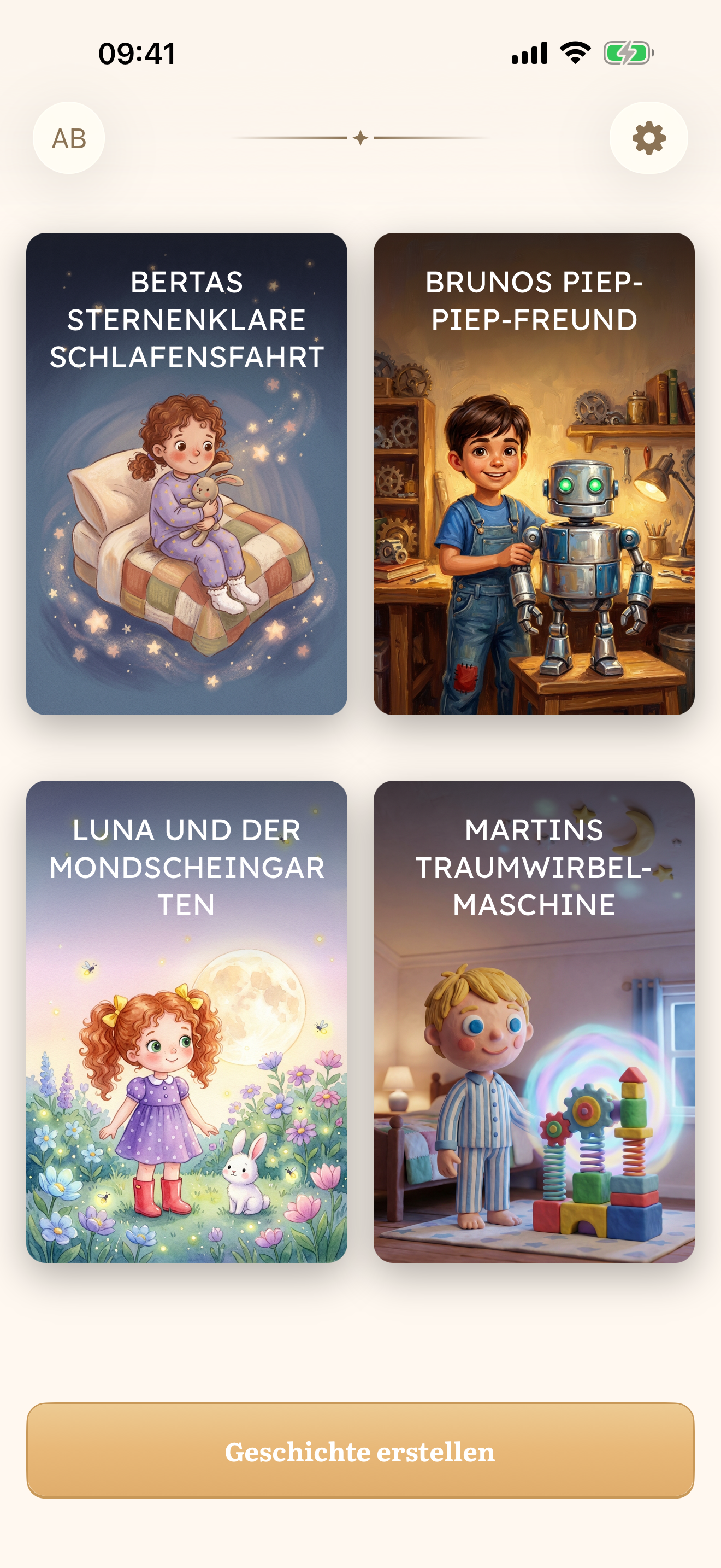 Deine magische Geschichtenbibliothek